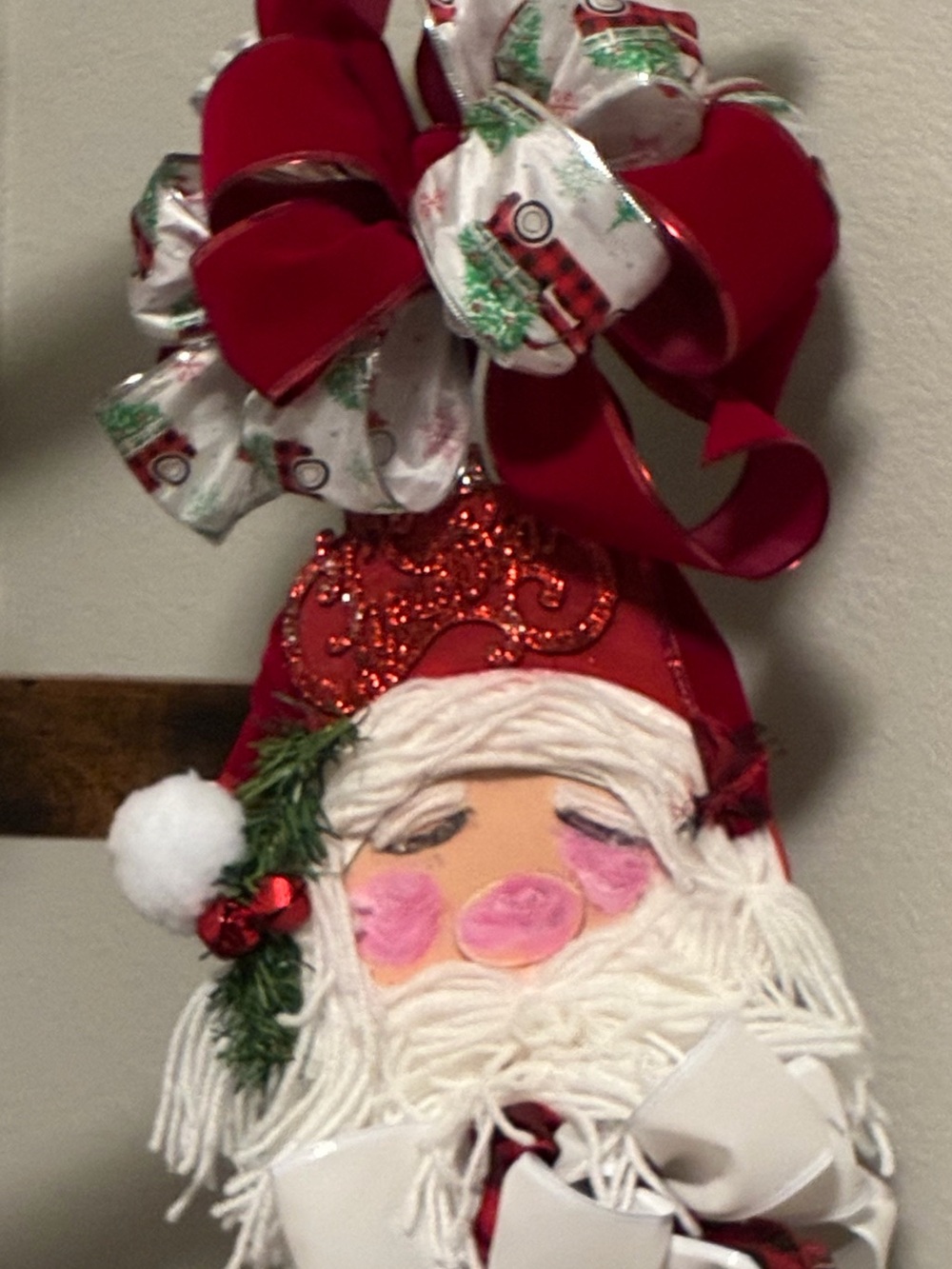 Christmas Santa  Tree, Wall, Door Hanging